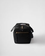 Large Re-Nylon Top-Handle Bag With Padlock - Image 3